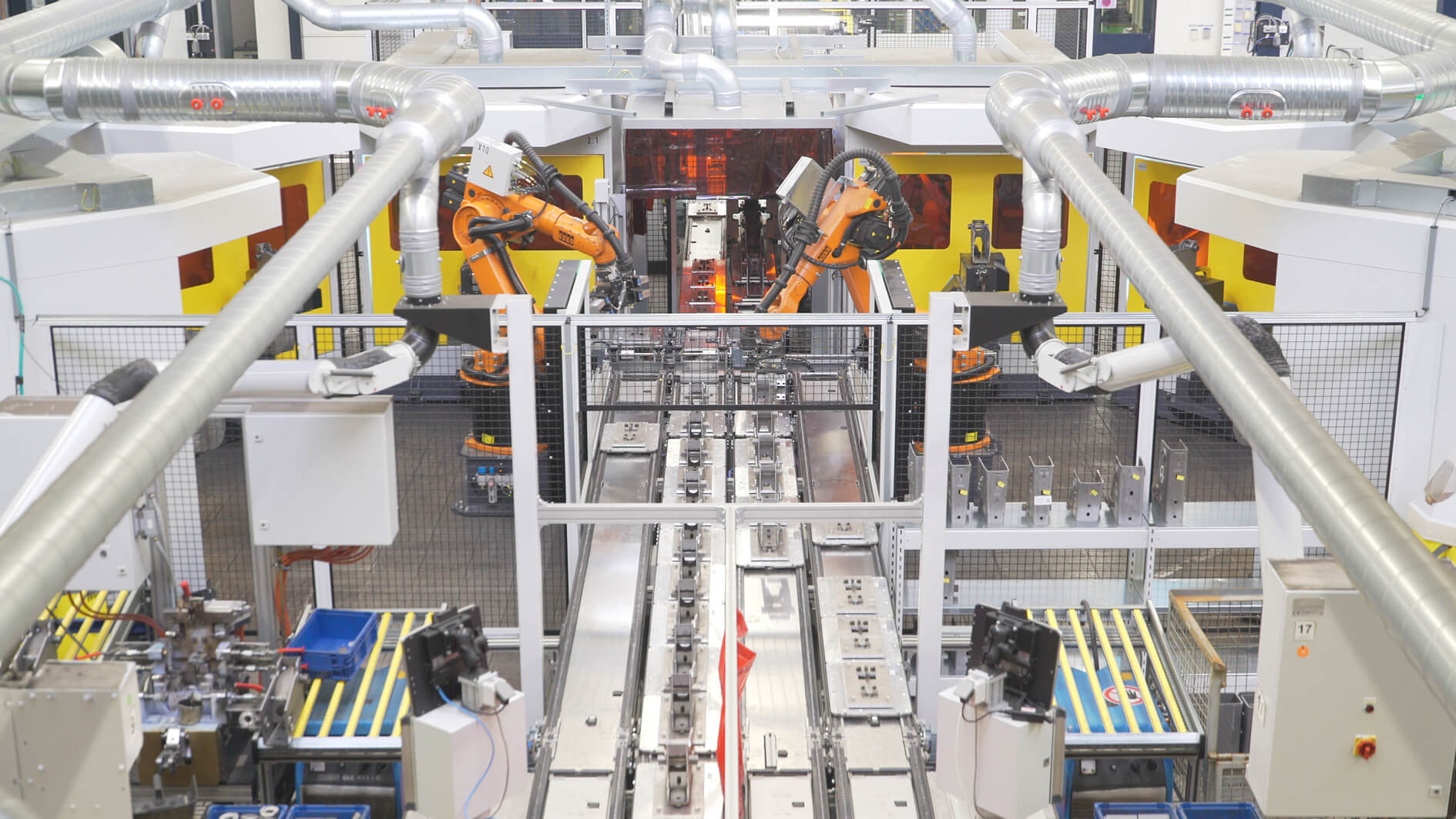 全智能焊接物流机器人系统焊接BPW车轴